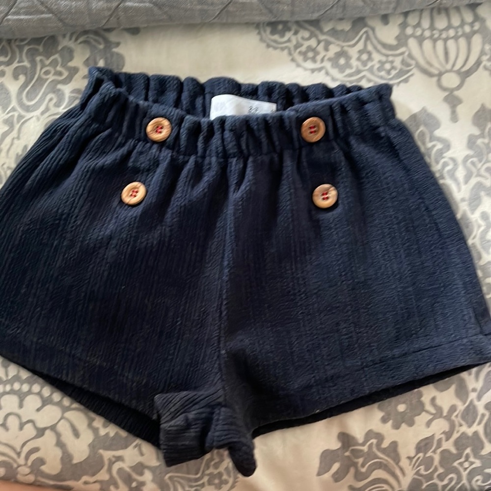 Zara blue shorts size 2-3